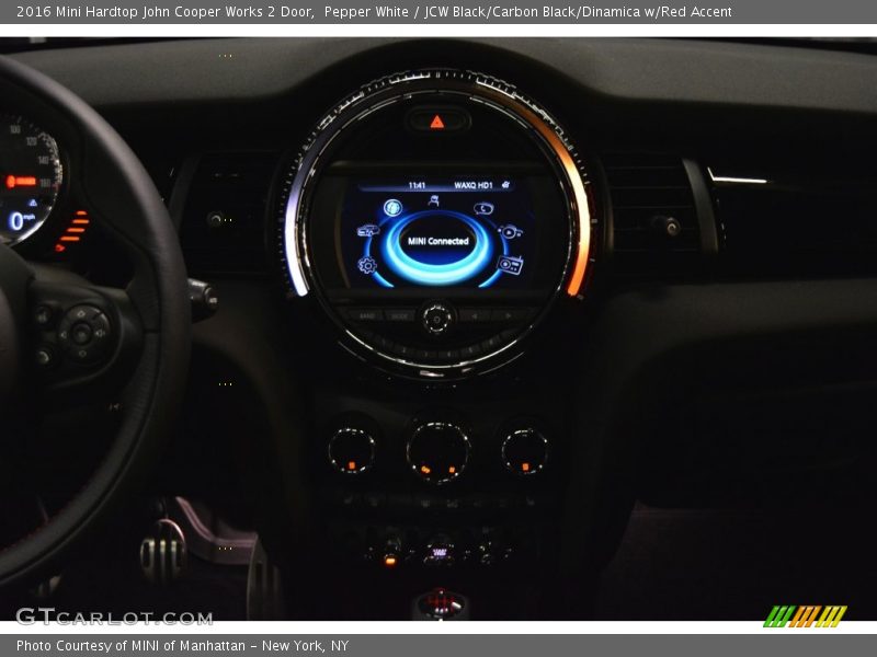 Pepper White / JCW Black/Carbon Black/Dinamica w/Red Accent 2016 Mini Hardtop John Cooper Works 2 Door