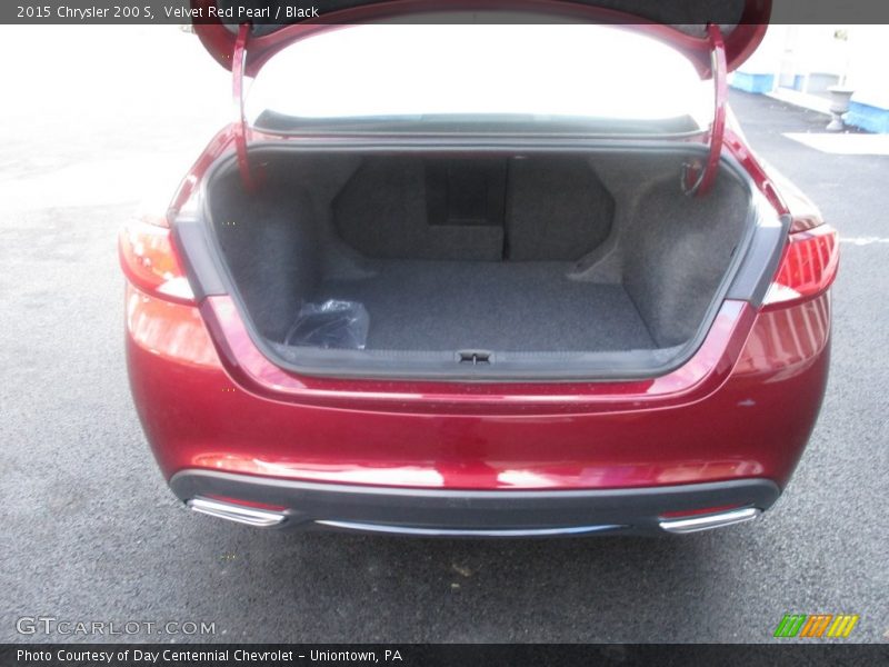 Velvet Red Pearl / Black 2015 Chrysler 200 S