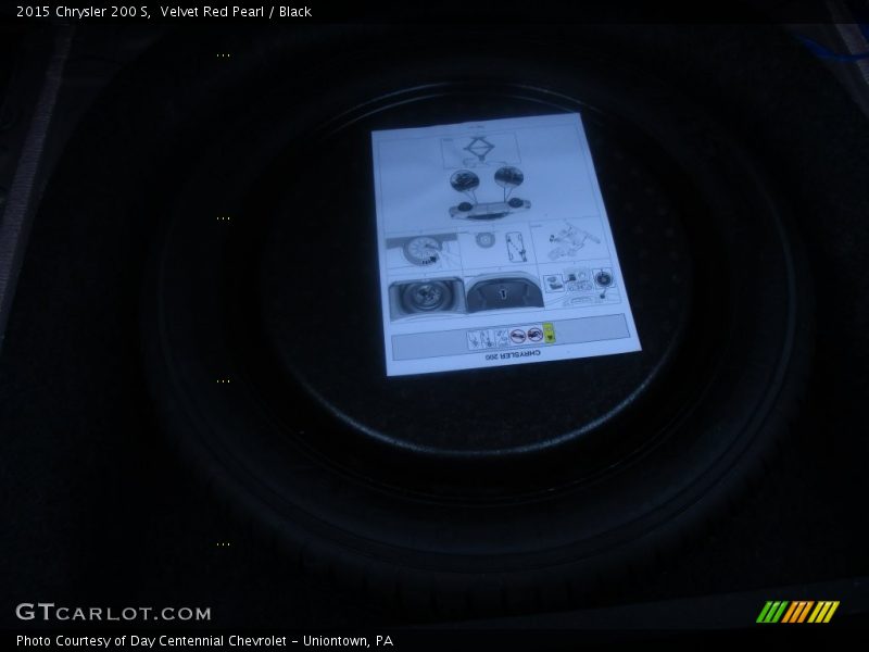 Velvet Red Pearl / Black 2015 Chrysler 200 S