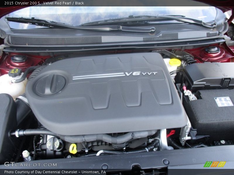 Velvet Red Pearl / Black 2015 Chrysler 200 S