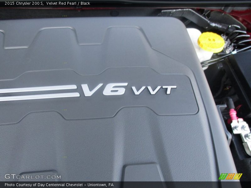 Velvet Red Pearl / Black 2015 Chrysler 200 S