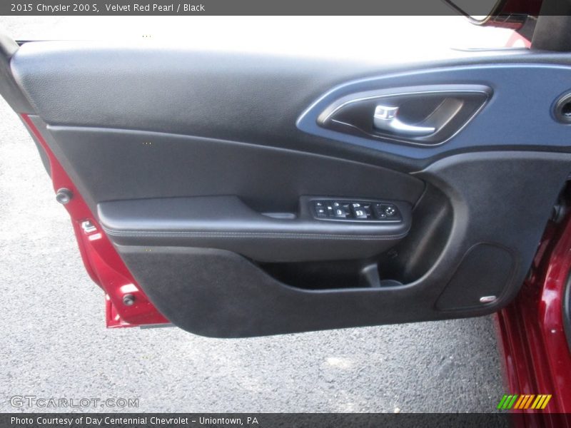 Velvet Red Pearl / Black 2015 Chrysler 200 S