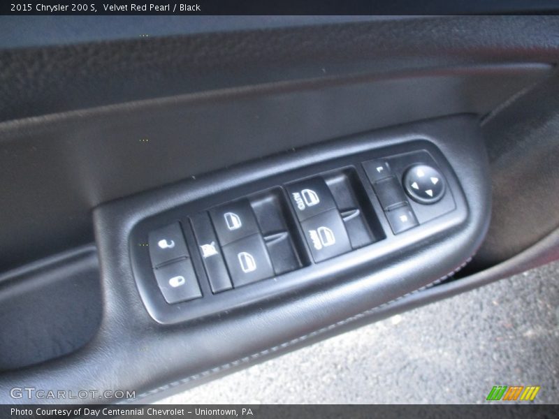 Velvet Red Pearl / Black 2015 Chrysler 200 S