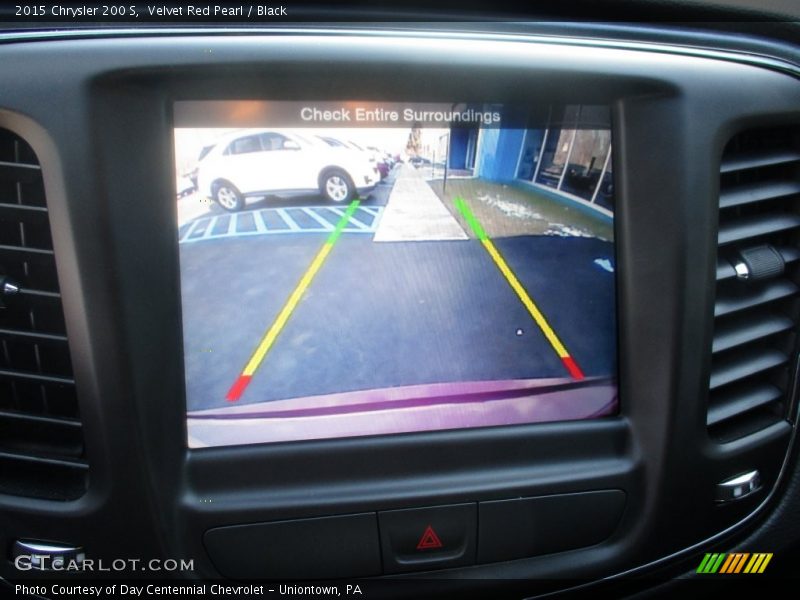 Velvet Red Pearl / Black 2015 Chrysler 200 S