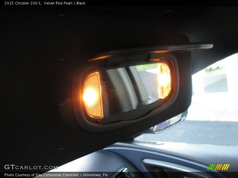 Velvet Red Pearl / Black 2015 Chrysler 200 S