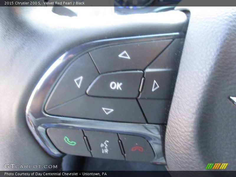 Velvet Red Pearl / Black 2015 Chrysler 200 S