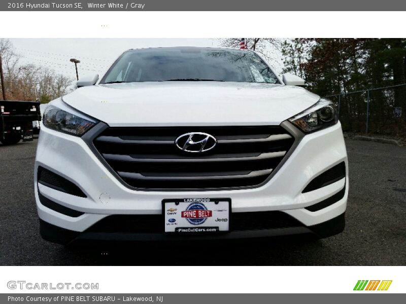 Winter White / Gray 2016 Hyundai Tucson SE