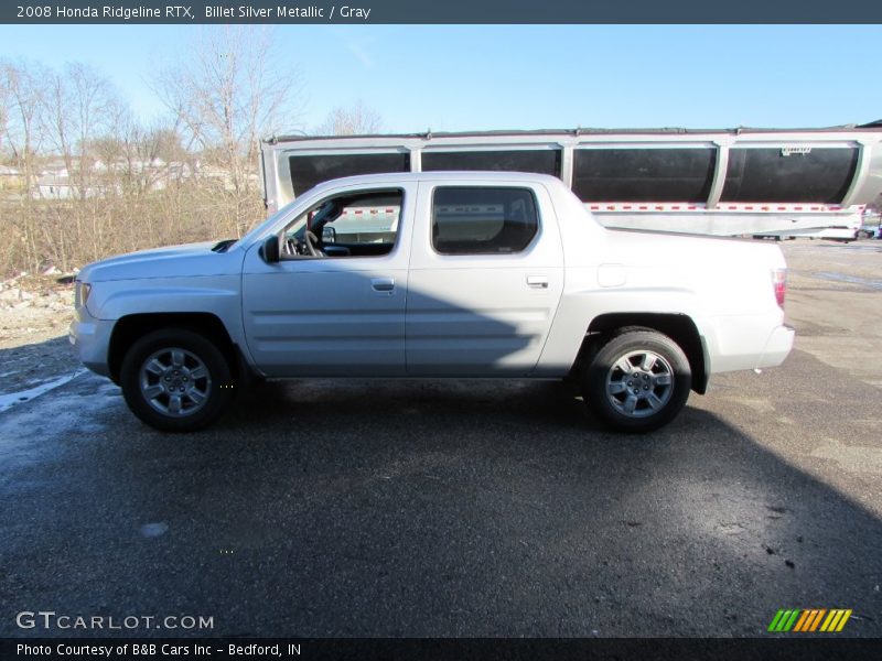 Billet Silver Metallic / Gray 2008 Honda Ridgeline RTX