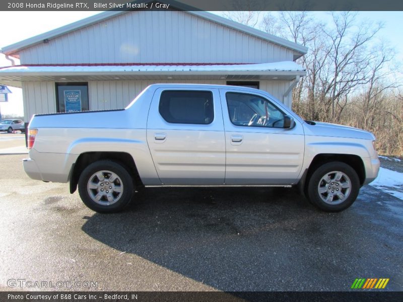 Billet Silver Metallic / Gray 2008 Honda Ridgeline RTX