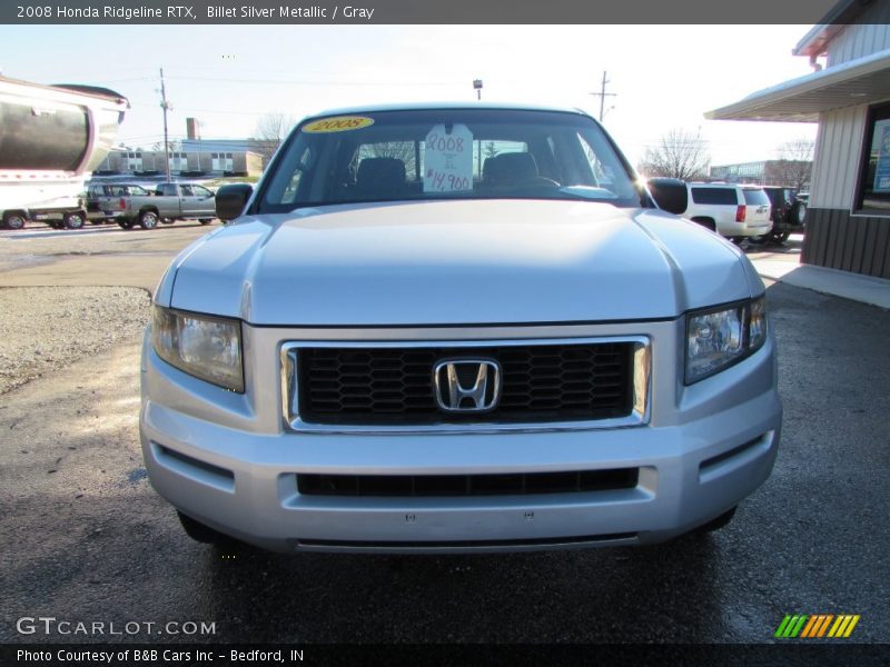 Billet Silver Metallic / Gray 2008 Honda Ridgeline RTX