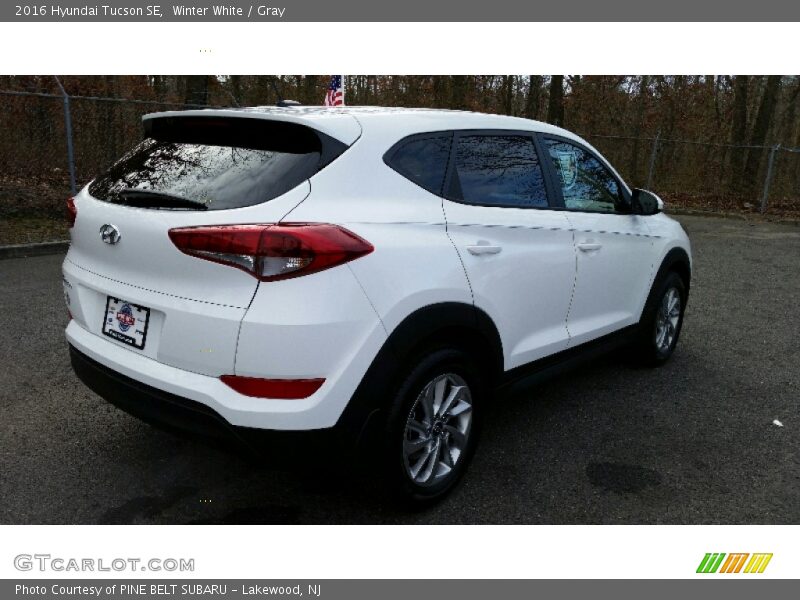 Winter White / Gray 2016 Hyundai Tucson SE