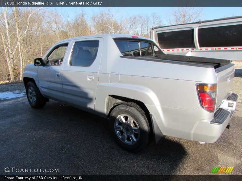 Billet Silver Metallic / Gray 2008 Honda Ridgeline RTX