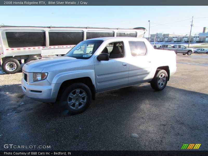 Billet Silver Metallic / Gray 2008 Honda Ridgeline RTX