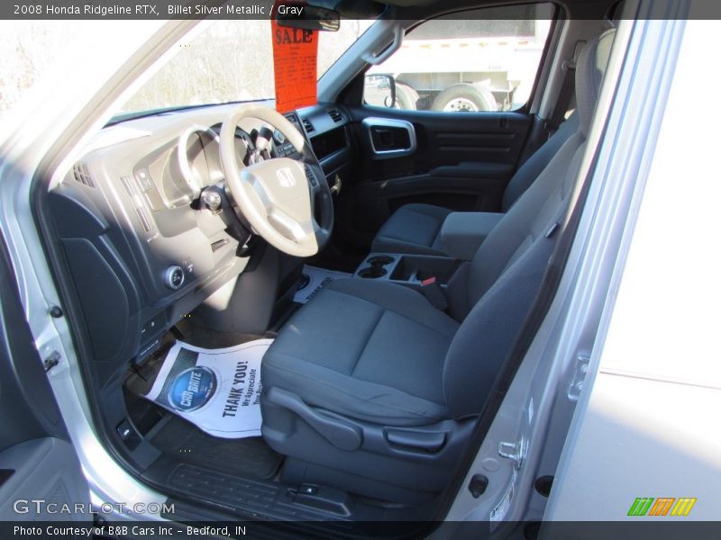 Billet Silver Metallic / Gray 2008 Honda Ridgeline RTX