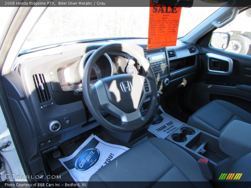 Billet Silver Metallic / Gray 2008 Honda Ridgeline RTX