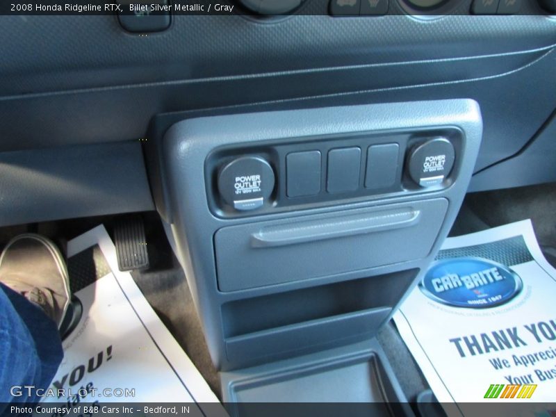 Billet Silver Metallic / Gray 2008 Honda Ridgeline RTX