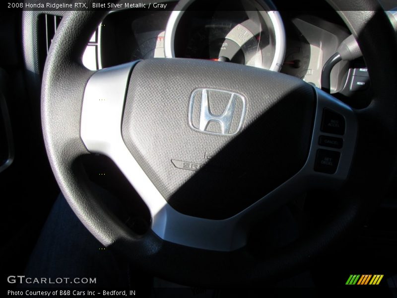 Billet Silver Metallic / Gray 2008 Honda Ridgeline RTX