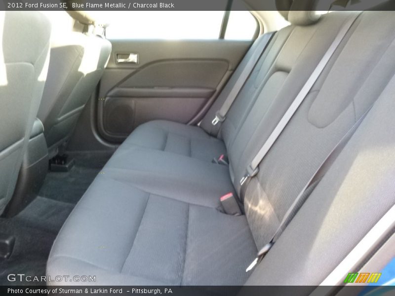 Blue Flame Metallic / Charcoal Black 2012 Ford Fusion SE