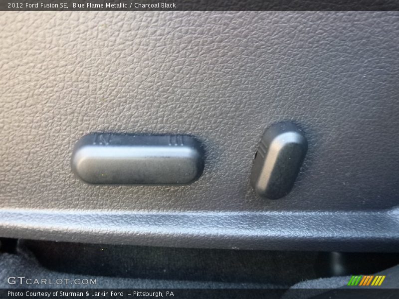 Blue Flame Metallic / Charcoal Black 2012 Ford Fusion SE