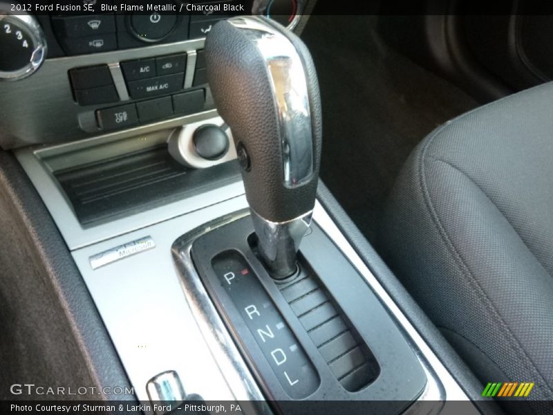 Blue Flame Metallic / Charcoal Black 2012 Ford Fusion SE