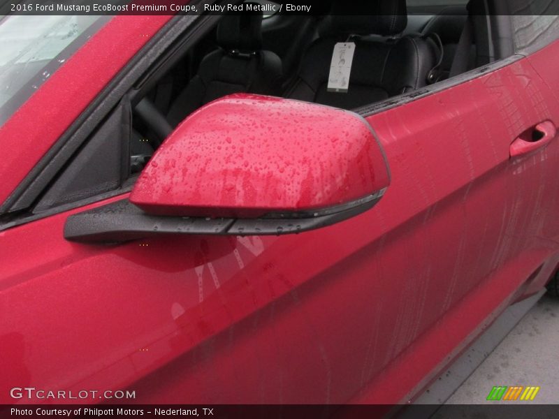 Ruby Red Metallic / Ebony 2016 Ford Mustang EcoBoost Premium Coupe