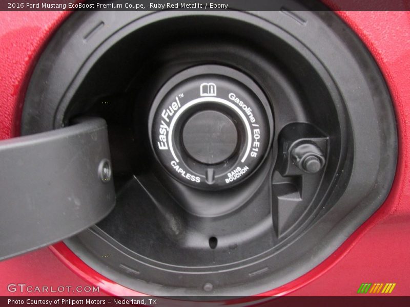 Ruby Red Metallic / Ebony 2016 Ford Mustang EcoBoost Premium Coupe