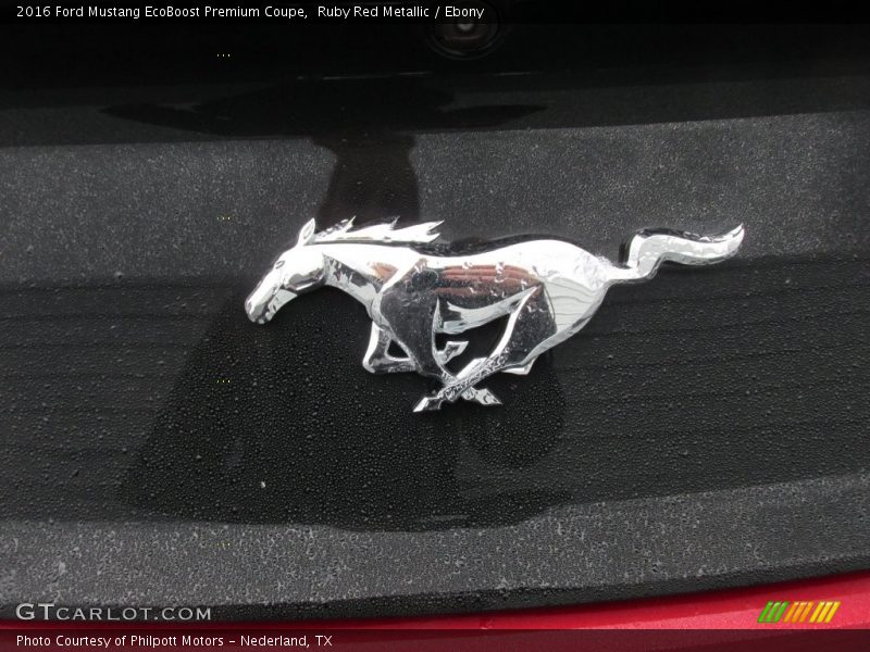 Ruby Red Metallic / Ebony 2016 Ford Mustang EcoBoost Premium Coupe