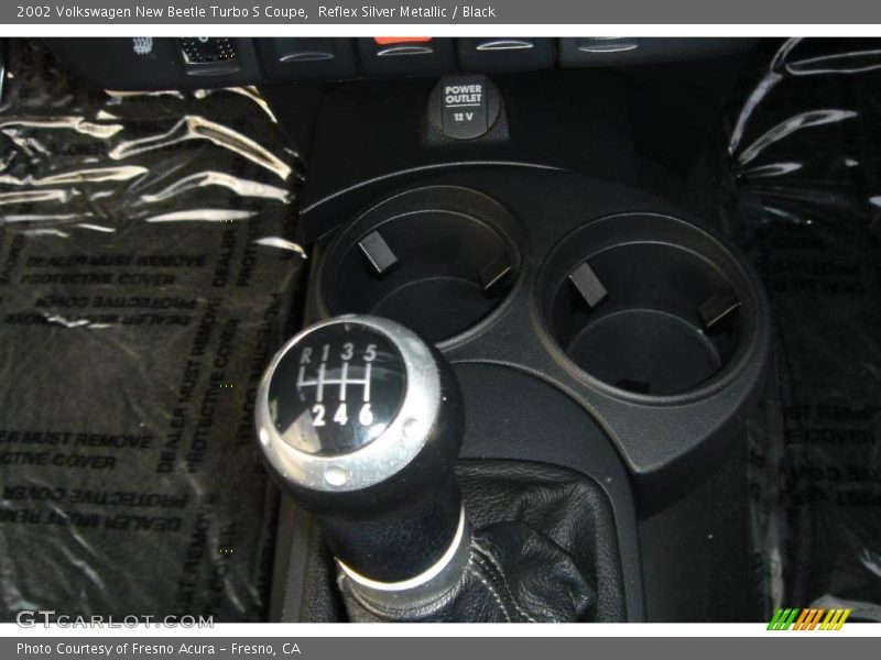 Reflex Silver Metallic / Black 2002 Volkswagen New Beetle Turbo S Coupe