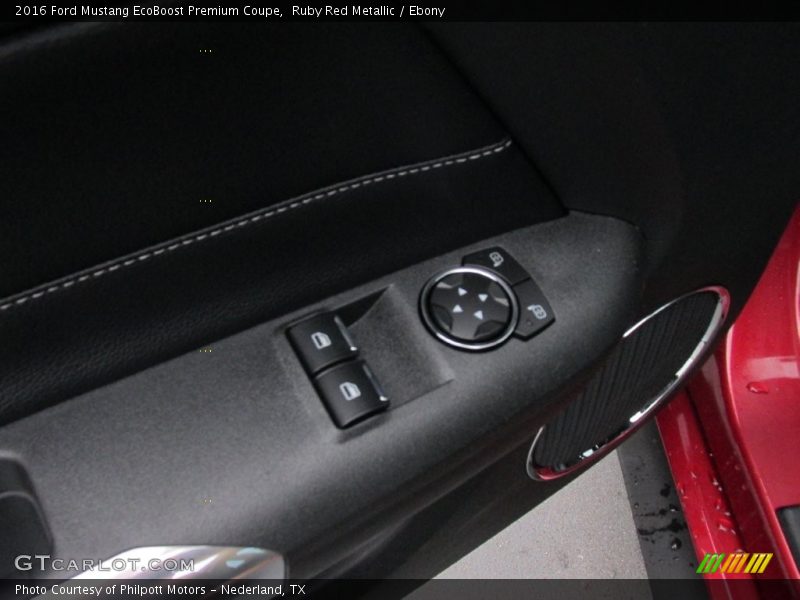 Ruby Red Metallic / Ebony 2016 Ford Mustang EcoBoost Premium Coupe