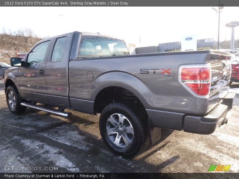 Sterling Gray Metallic / Steel Gray 2012 Ford F150 STX SuperCab 4x4