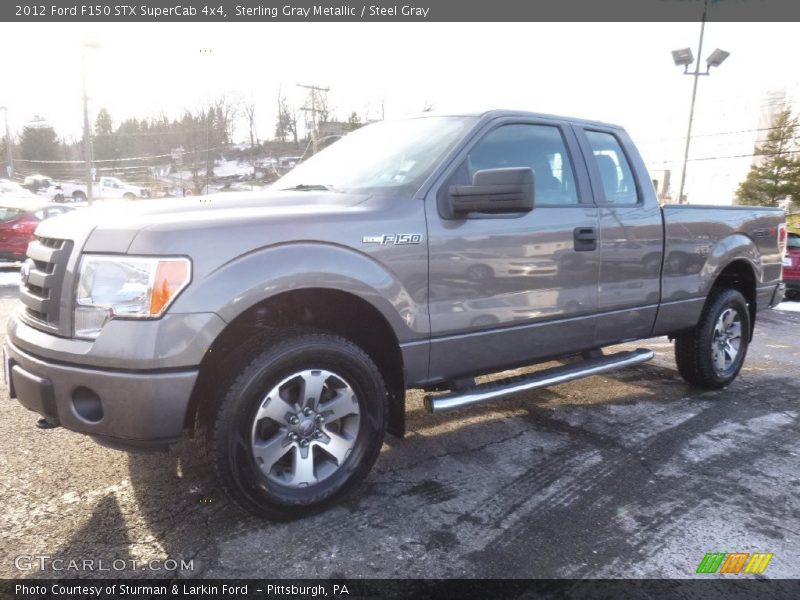 Sterling Gray Metallic / Steel Gray 2012 Ford F150 STX SuperCab 4x4