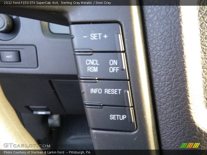 Sterling Gray Metallic / Steel Gray 2012 Ford F150 STX SuperCab 4x4