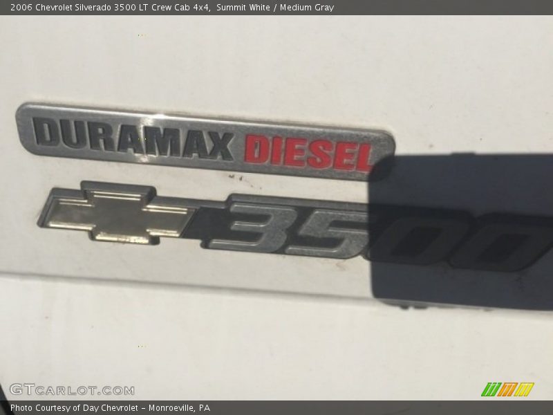 Summit White / Medium Gray 2006 Chevrolet Silverado 3500 LT Crew Cab 4x4