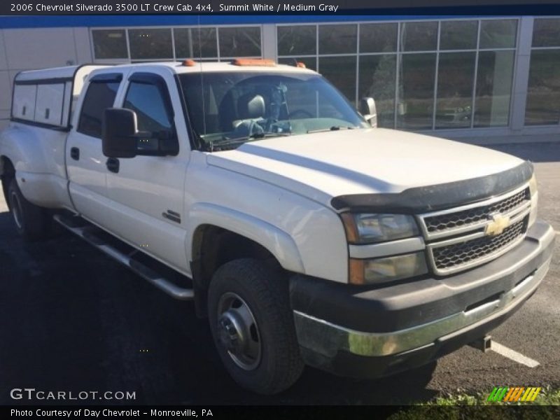 Summit White / Medium Gray 2006 Chevrolet Silverado 3500 LT Crew Cab 4x4