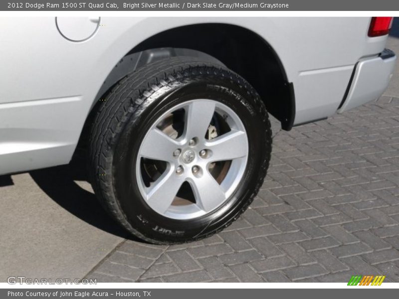 Bright Silver Metallic / Dark Slate Gray/Medium Graystone 2012 Dodge Ram 1500 ST Quad Cab