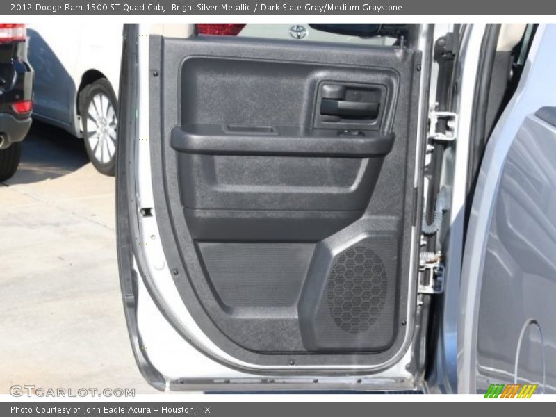 Bright Silver Metallic / Dark Slate Gray/Medium Graystone 2012 Dodge Ram 1500 ST Quad Cab