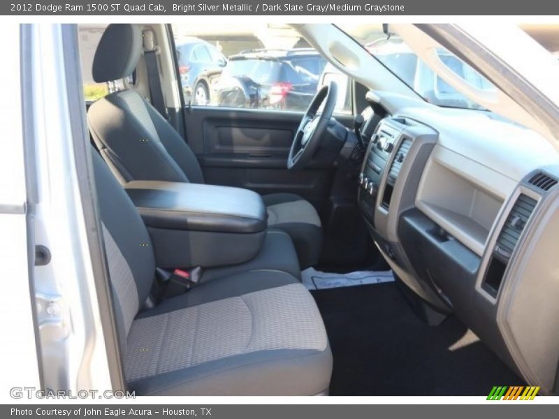 Bright Silver Metallic / Dark Slate Gray/Medium Graystone 2012 Dodge Ram 1500 ST Quad Cab
