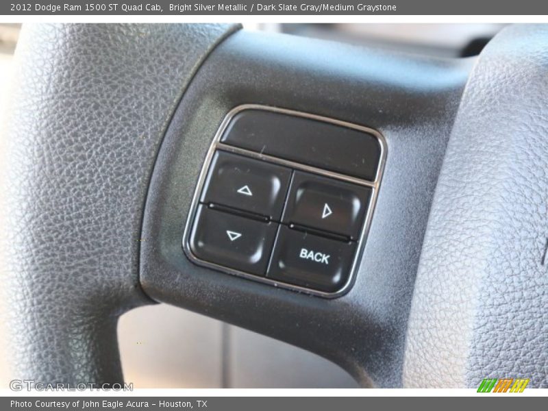 Bright Silver Metallic / Dark Slate Gray/Medium Graystone 2012 Dodge Ram 1500 ST Quad Cab
