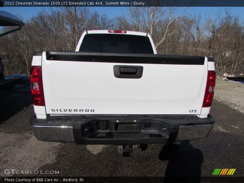 Summit White / Ebony 2012 Chevrolet Silverado 1500 LTZ Extended Cab 4x4