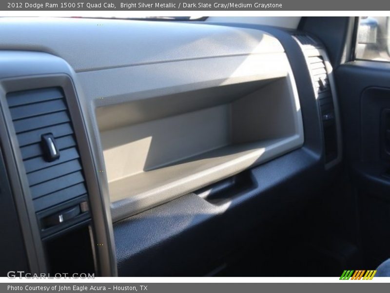 Bright Silver Metallic / Dark Slate Gray/Medium Graystone 2012 Dodge Ram 1500 ST Quad Cab