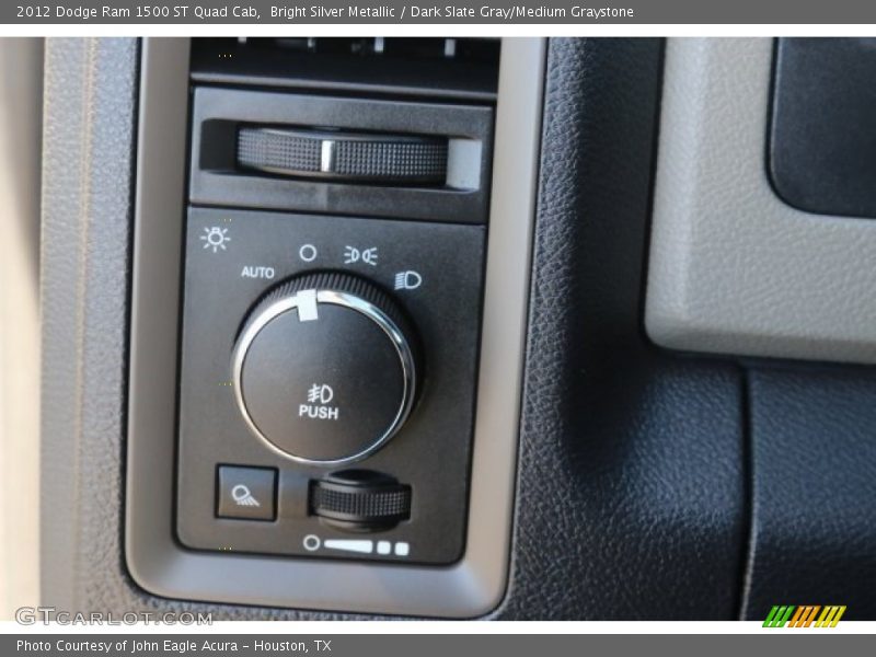 Bright Silver Metallic / Dark Slate Gray/Medium Graystone 2012 Dodge Ram 1500 ST Quad Cab