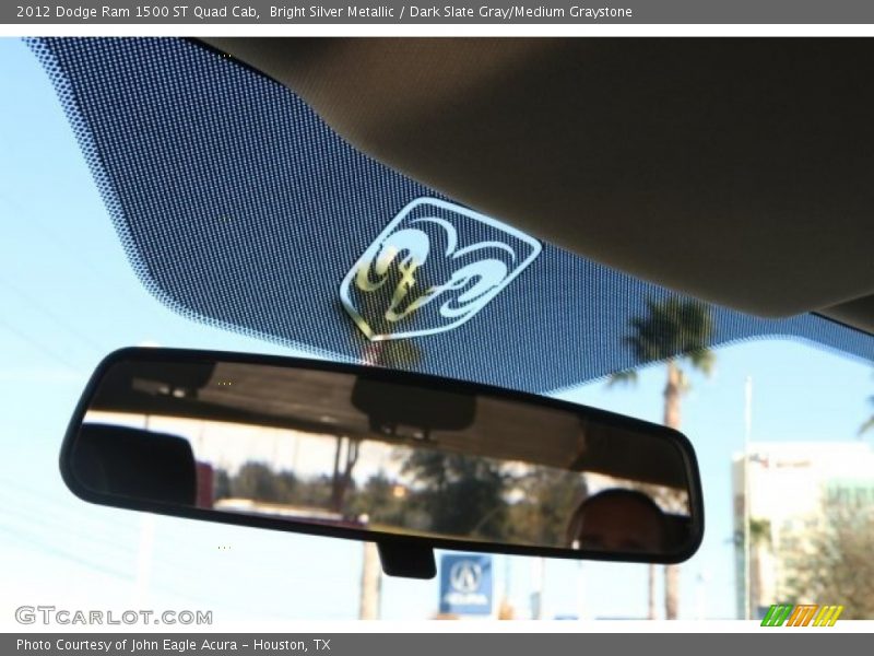 Bright Silver Metallic / Dark Slate Gray/Medium Graystone 2012 Dodge Ram 1500 ST Quad Cab