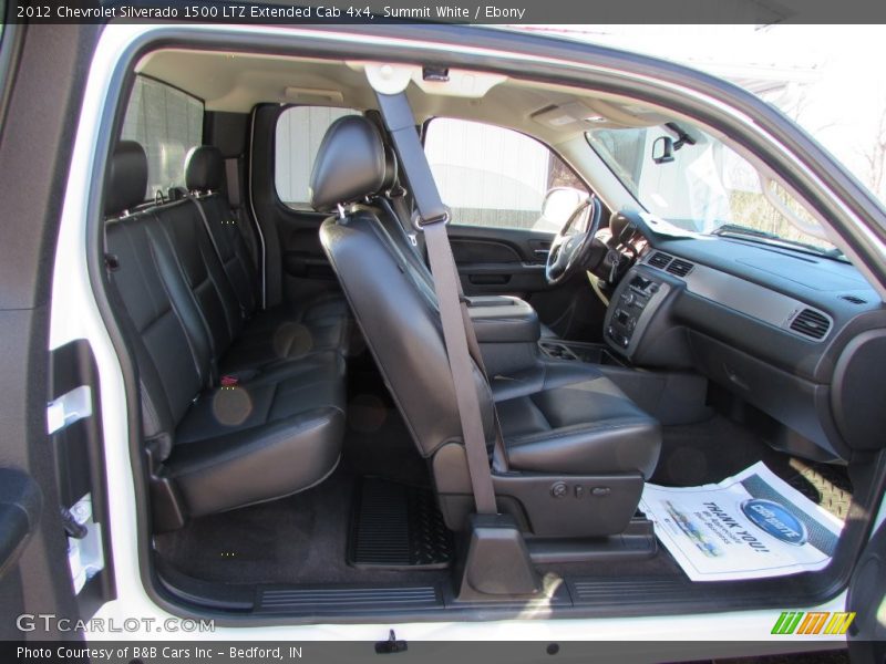 Summit White / Ebony 2012 Chevrolet Silverado 1500 LTZ Extended Cab 4x4