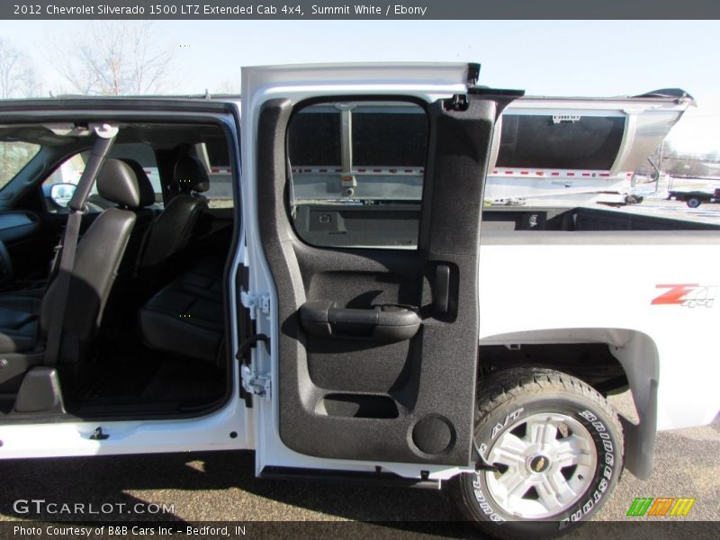 Summit White / Ebony 2012 Chevrolet Silverado 1500 LTZ Extended Cab 4x4
