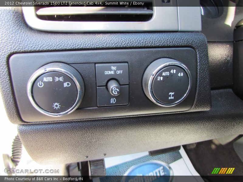 Summit White / Ebony 2012 Chevrolet Silverado 1500 LTZ Extended Cab 4x4