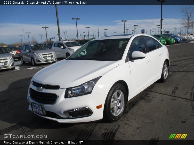 Summit White / Jet Black 2016 Chevrolet Cruze Limited LT