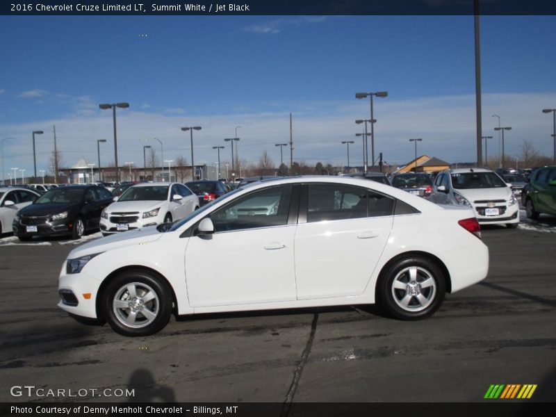 Summit White / Jet Black 2016 Chevrolet Cruze Limited LT