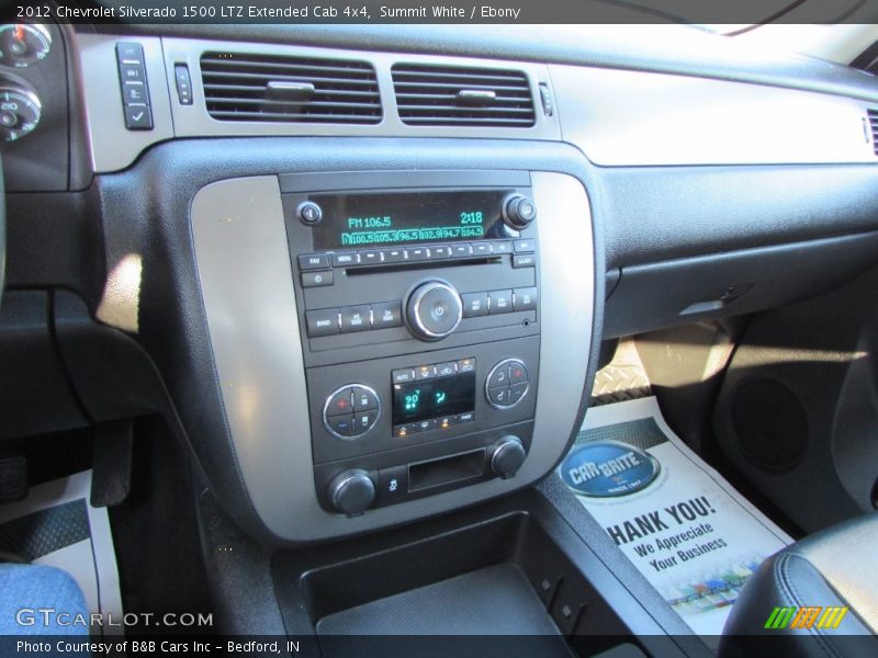 Summit White / Ebony 2012 Chevrolet Silverado 1500 LTZ Extended Cab 4x4