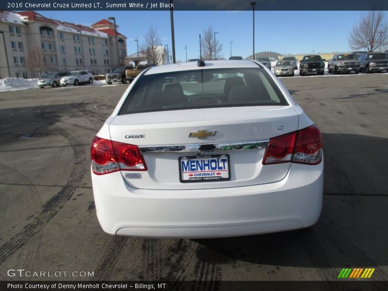 Summit White / Jet Black 2016 Chevrolet Cruze Limited LT
