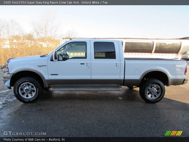 Oxford White / Tan 2005 Ford F350 Super Duty King Ranch Crew Cab 4x4